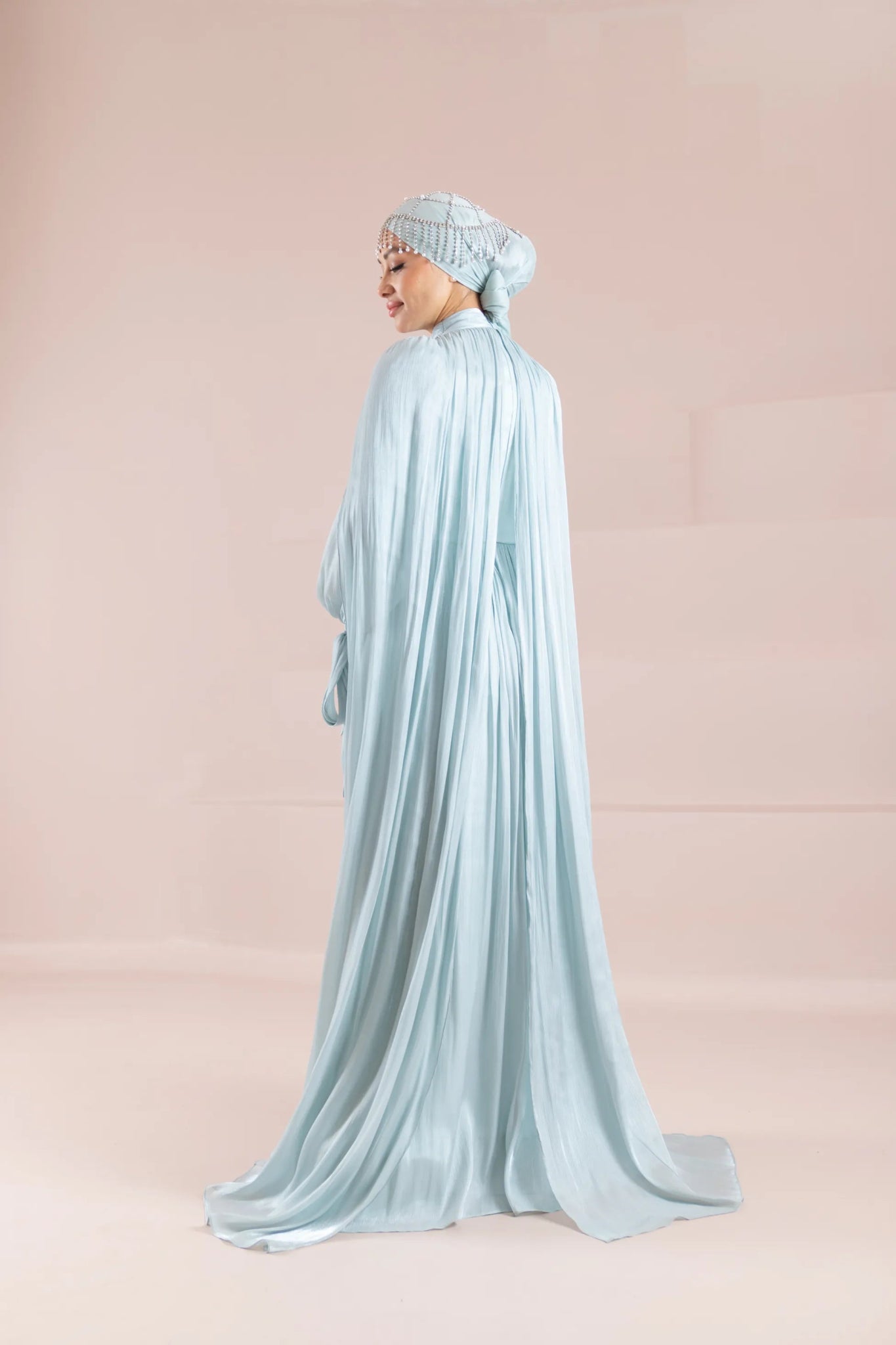 Renna Tesettür Abiye - FioraofDress - tesettur - abiye - mint - 36 - hijab - evening - dress