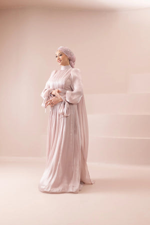 Renna Tesettür Abiye - FioraofDress - tesettur - abiye - Pudra - 36 - hijab - evening - dress