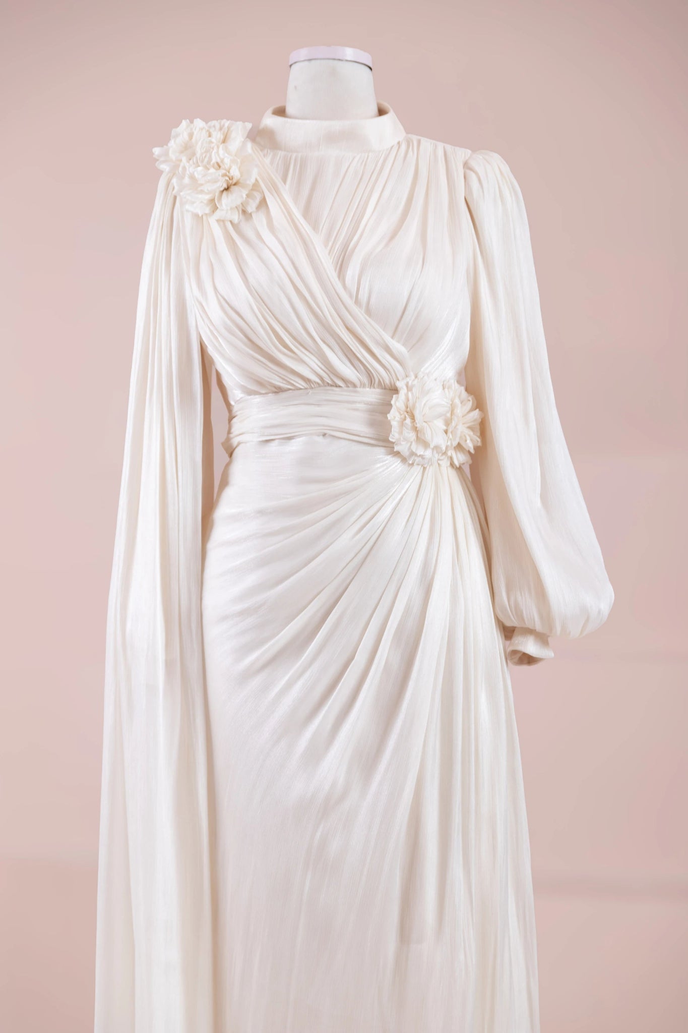 Rosavé Tesettür Abiye - FioraofDress - tesettur - abiye - krem - 38 - hijab - evening - dress