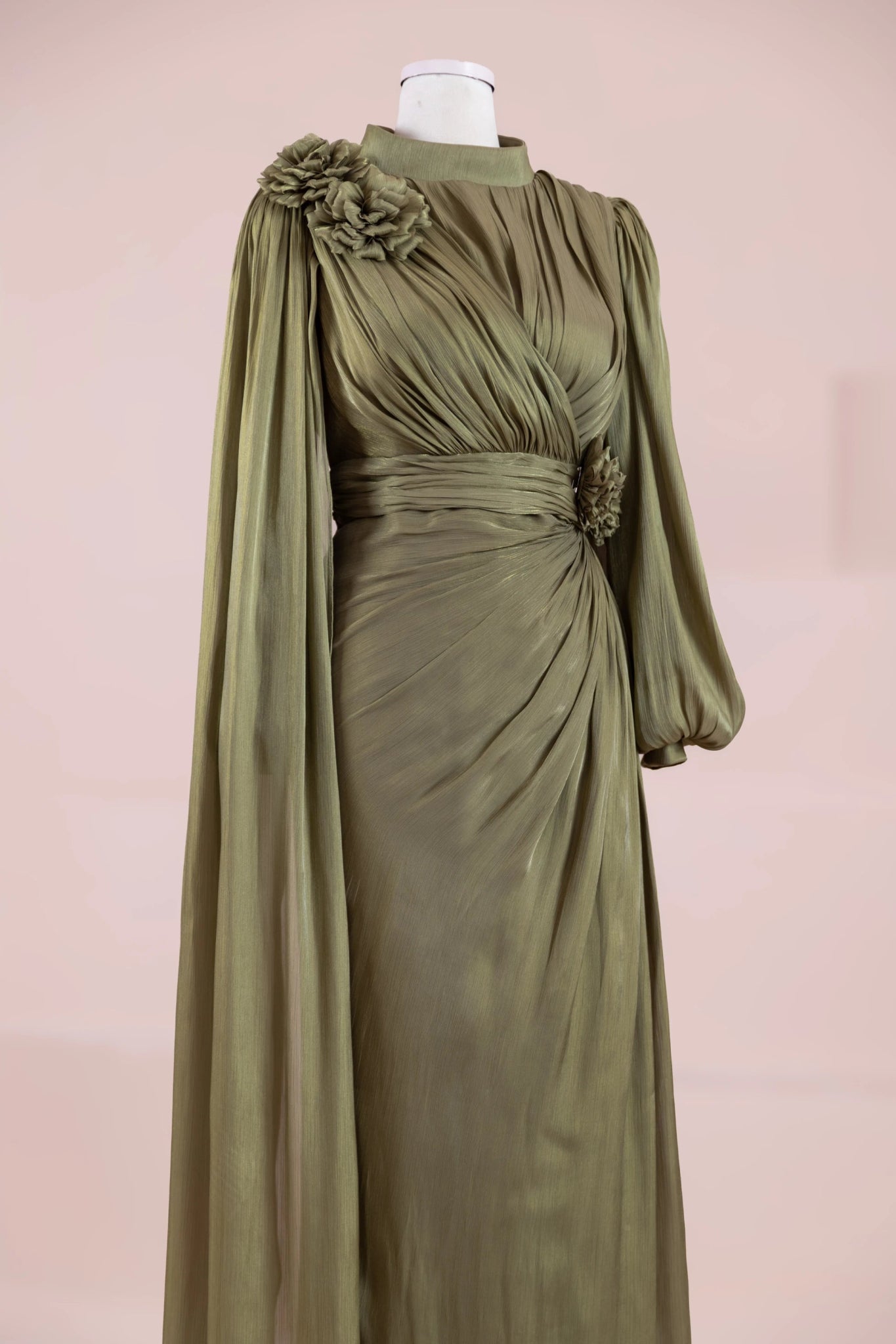 Rosavé Tesettür Abiye - FioraofDress - tesettur - abiye - krem - 38 - hijab - evening - dress