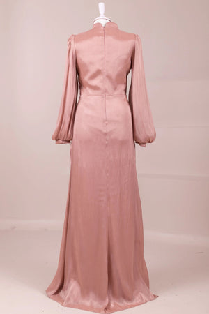 Roselle Tesettür Abiye - FioraofDress - tesettur - abiye - Gül Kurusu - 38 - hijab - evening - dress