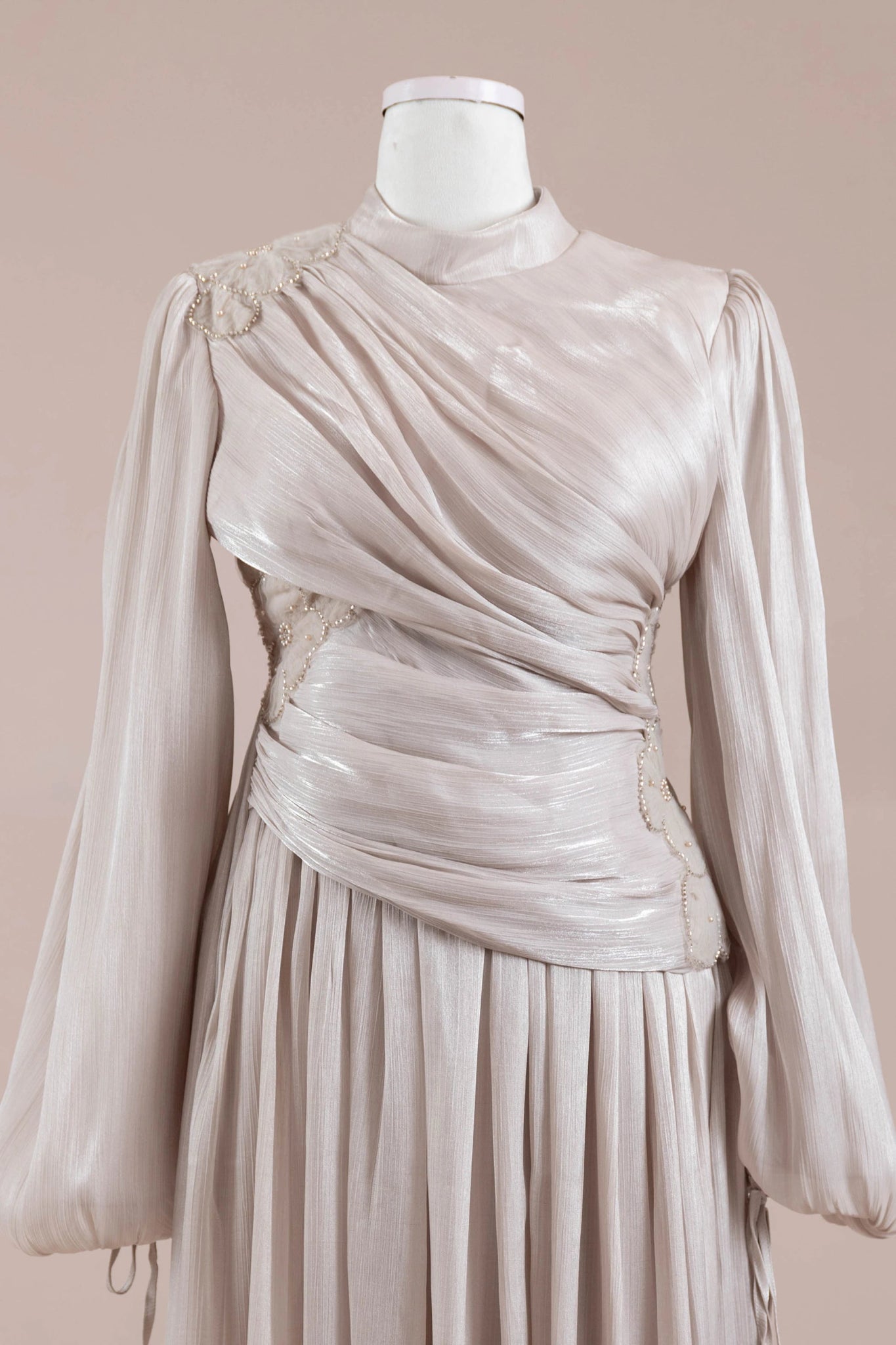 Rovi Tesettür Abiye - FioraofDress - tesettur - abiye - Taş - 40 - hijab - evening - dress