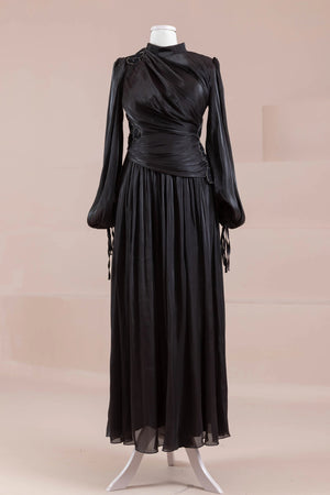 Rovi Tesettür Abiye - FioraofDress - tesettur - abiye - SİYAH - 40 - hijab - evening - dress