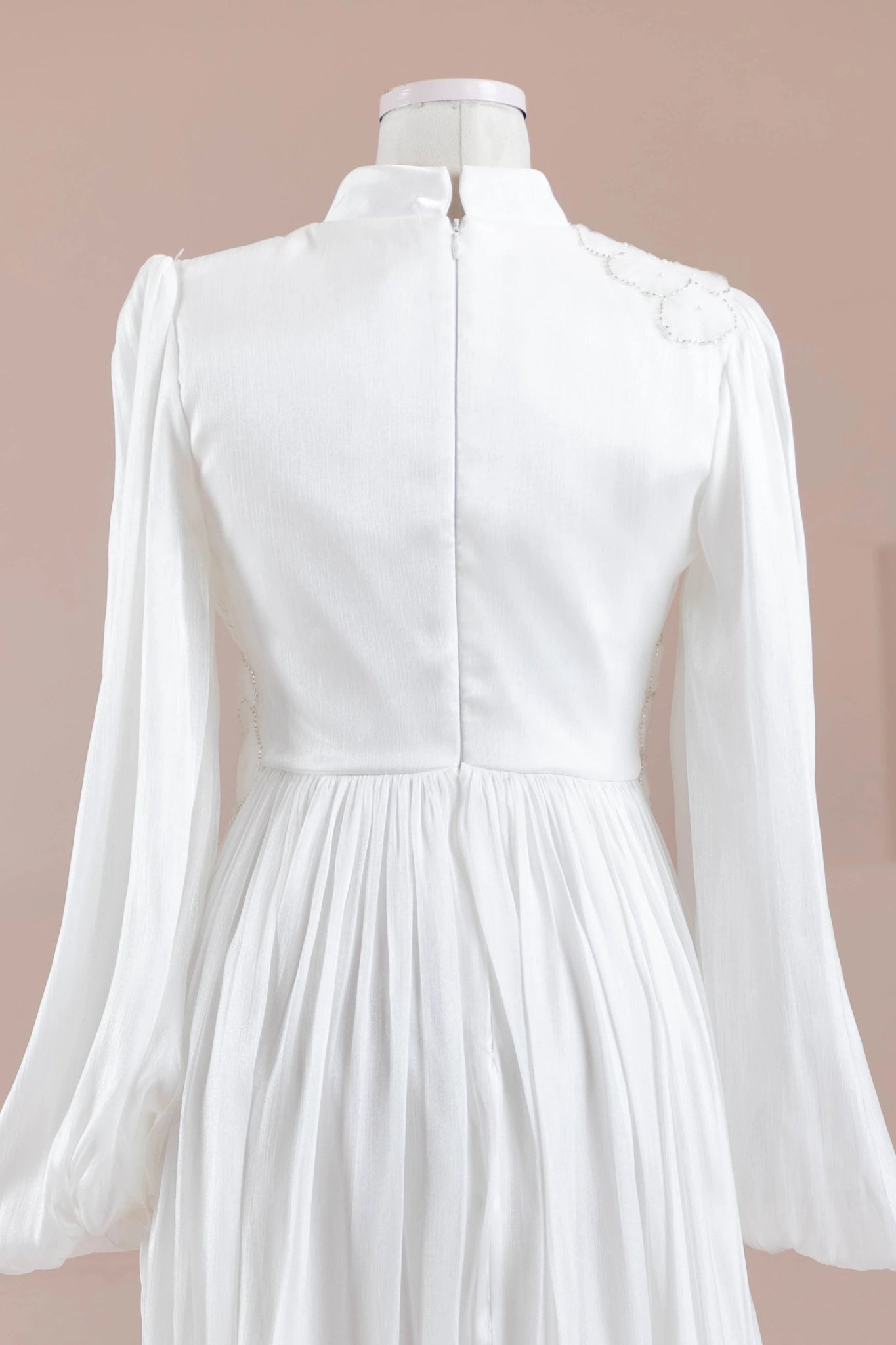 Rovi Tesettür Abiye - FioraofDress - tesettur - abiye - Beyaz - 40 - hijab - evening - dress