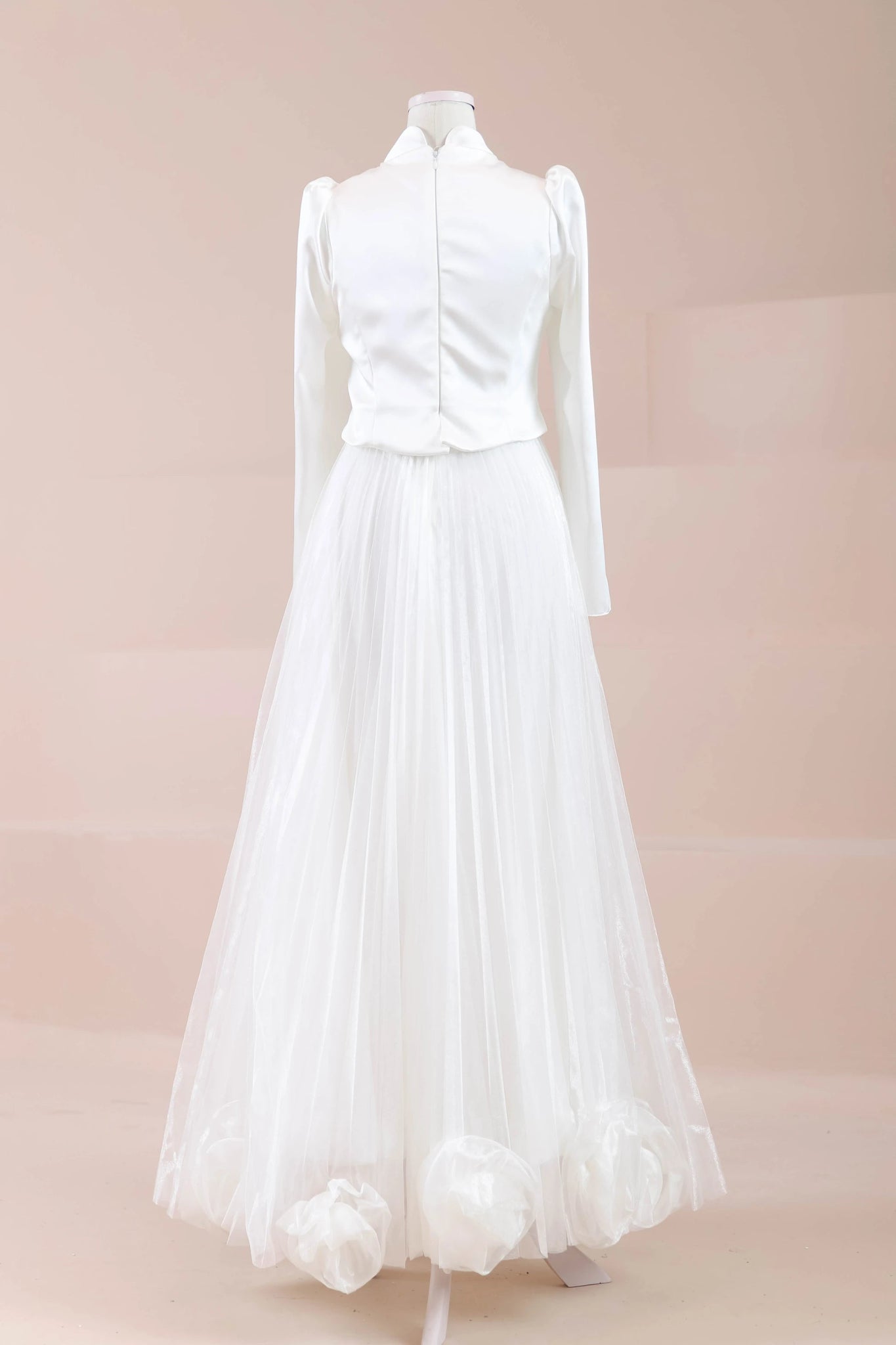 Rozya Tesettür Abiye - FioraofDress - tesettur - abiye - Beyaz - 38 - hijab - evening - dress