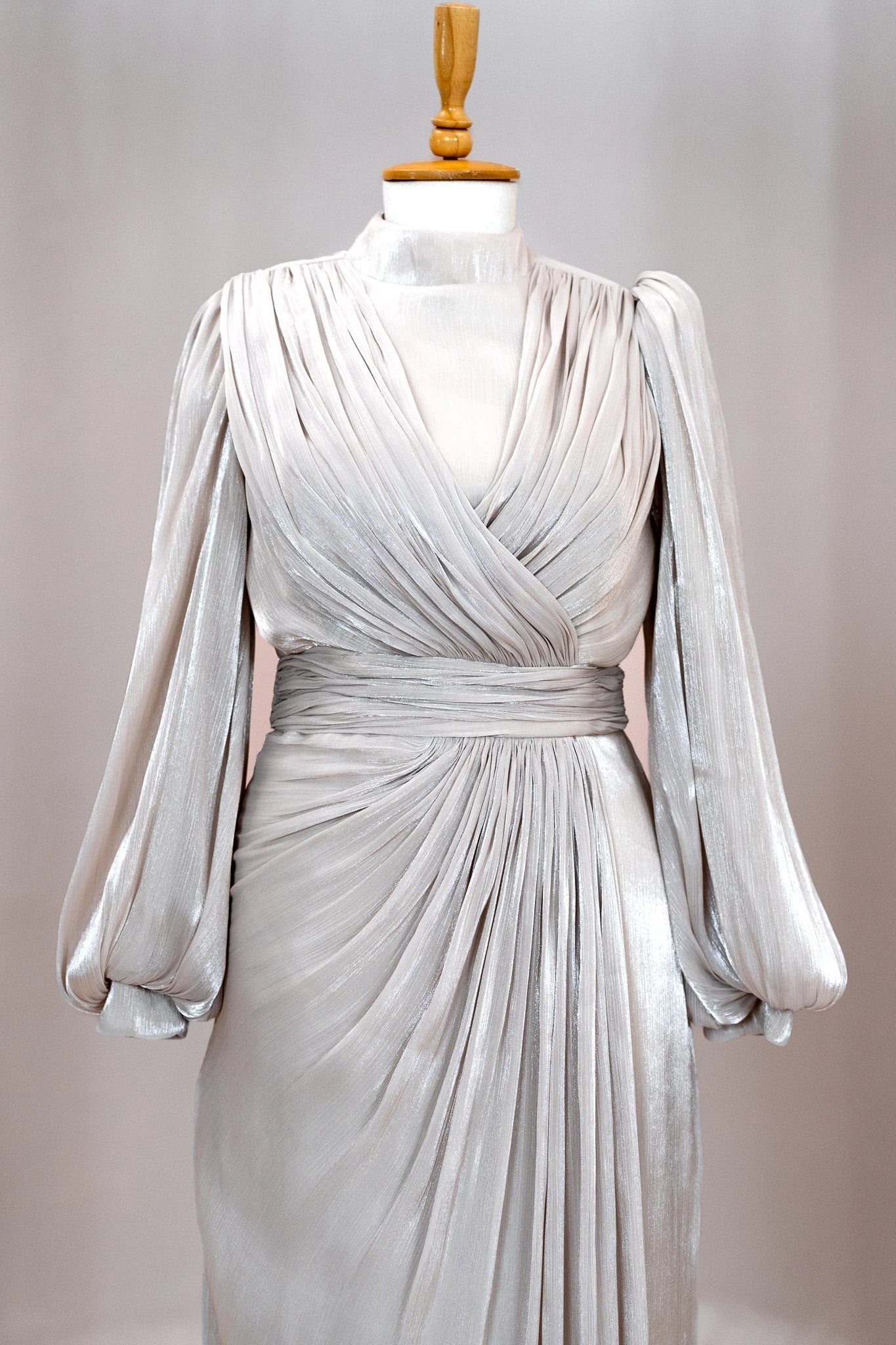 Safir Tesettür Abiye - FioraofDress - tesettur - abiye - Ekru - 38 - hijab - evening - dress