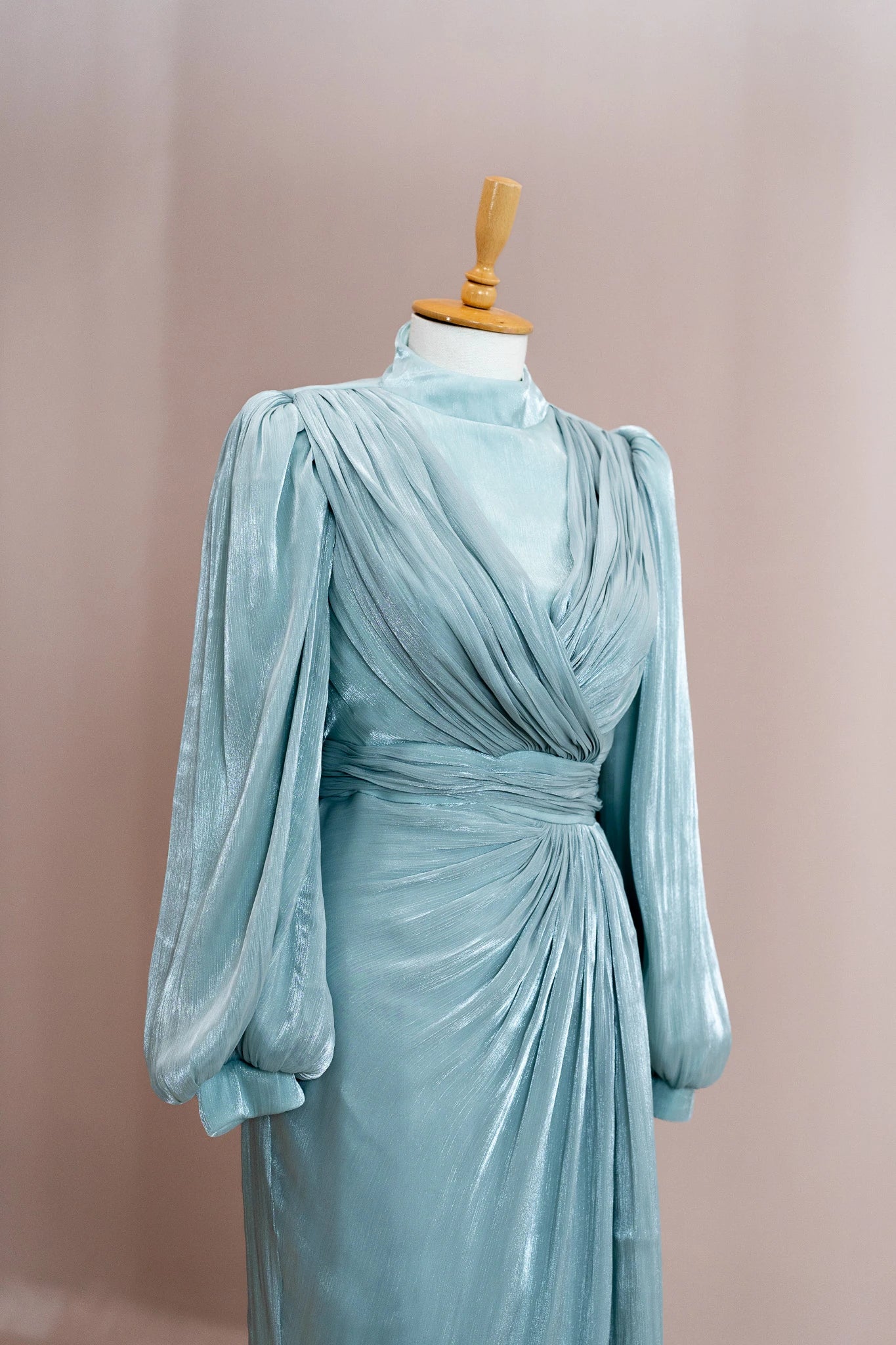 Safir Tesettür Abiye - FioraofDress - tesettur - abiye - mint - 38 - hijab - evening - dress