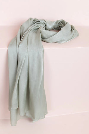 Şal Çagla - FioraofDress - tesettur - abiye - Çagla yeşili - hijab - evening - dress