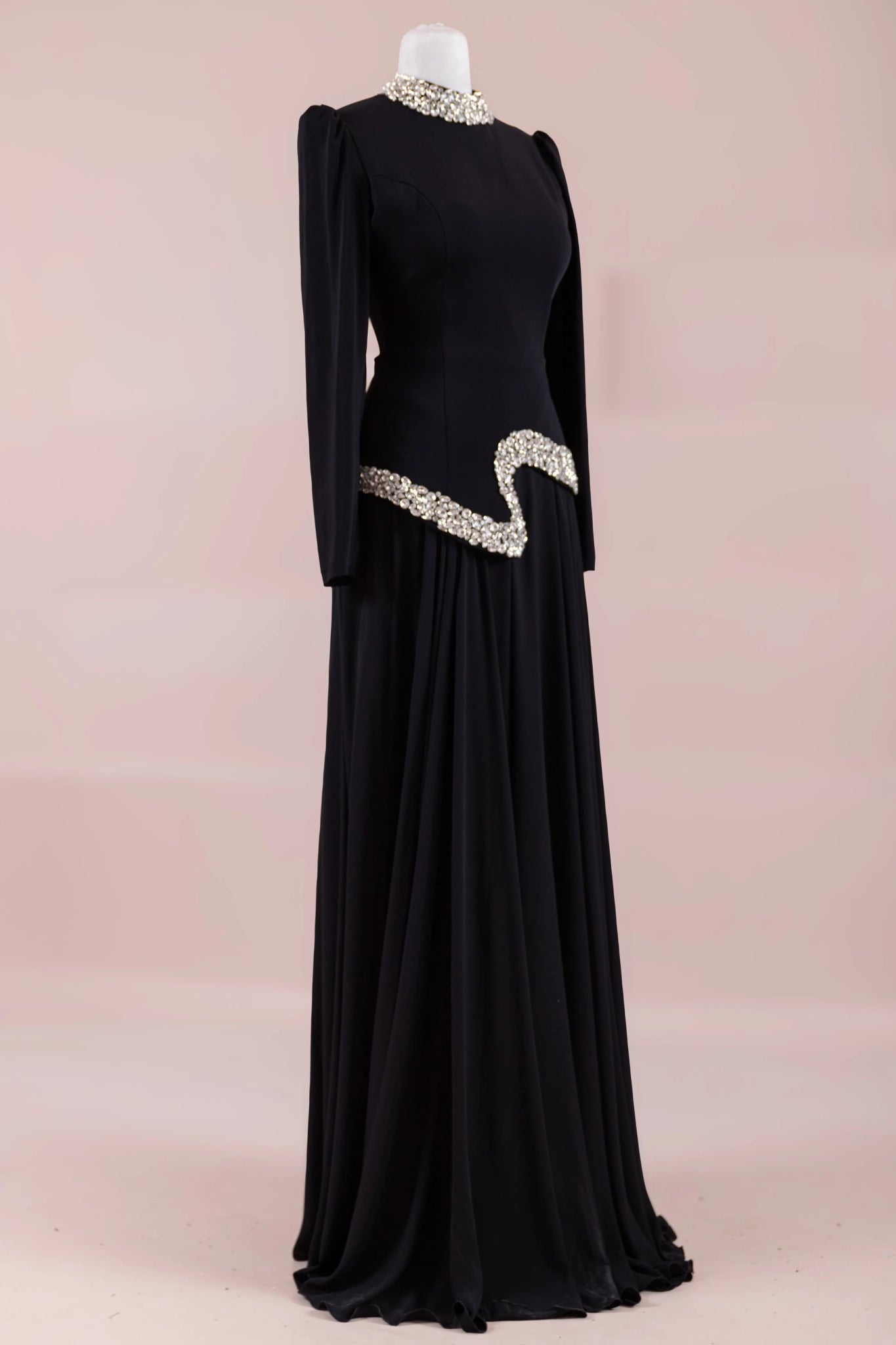 Selva Tesettür Abiye - FioraofDress - tesettur - abiye - SİYAH - 38 - hijab - evening - dress