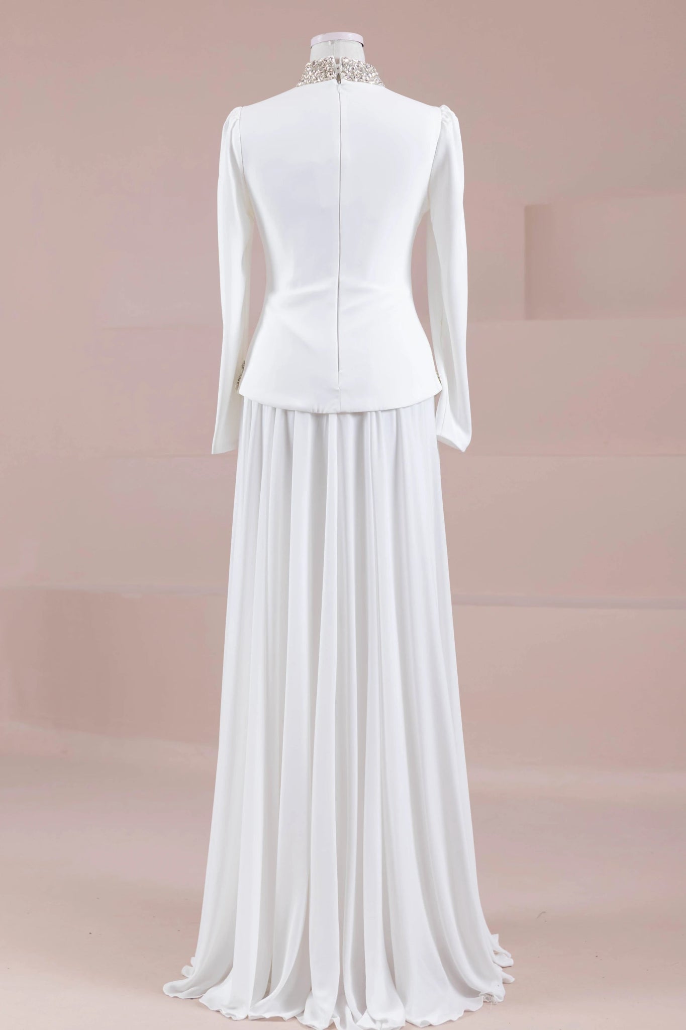 Selva Tesettür Abiye - FioraofDress - tesettur - abiye - Beyaz - 38 - hijab - evening - dress