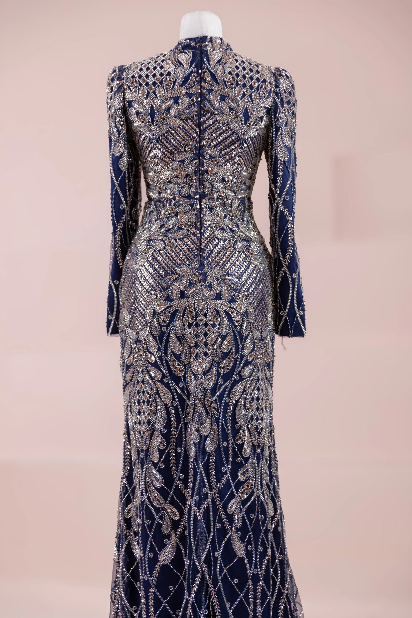 Sena Tesettür Abiye - FioraofDress - tesettur - abiye - lacivert - 38 - hijab - evening - dress