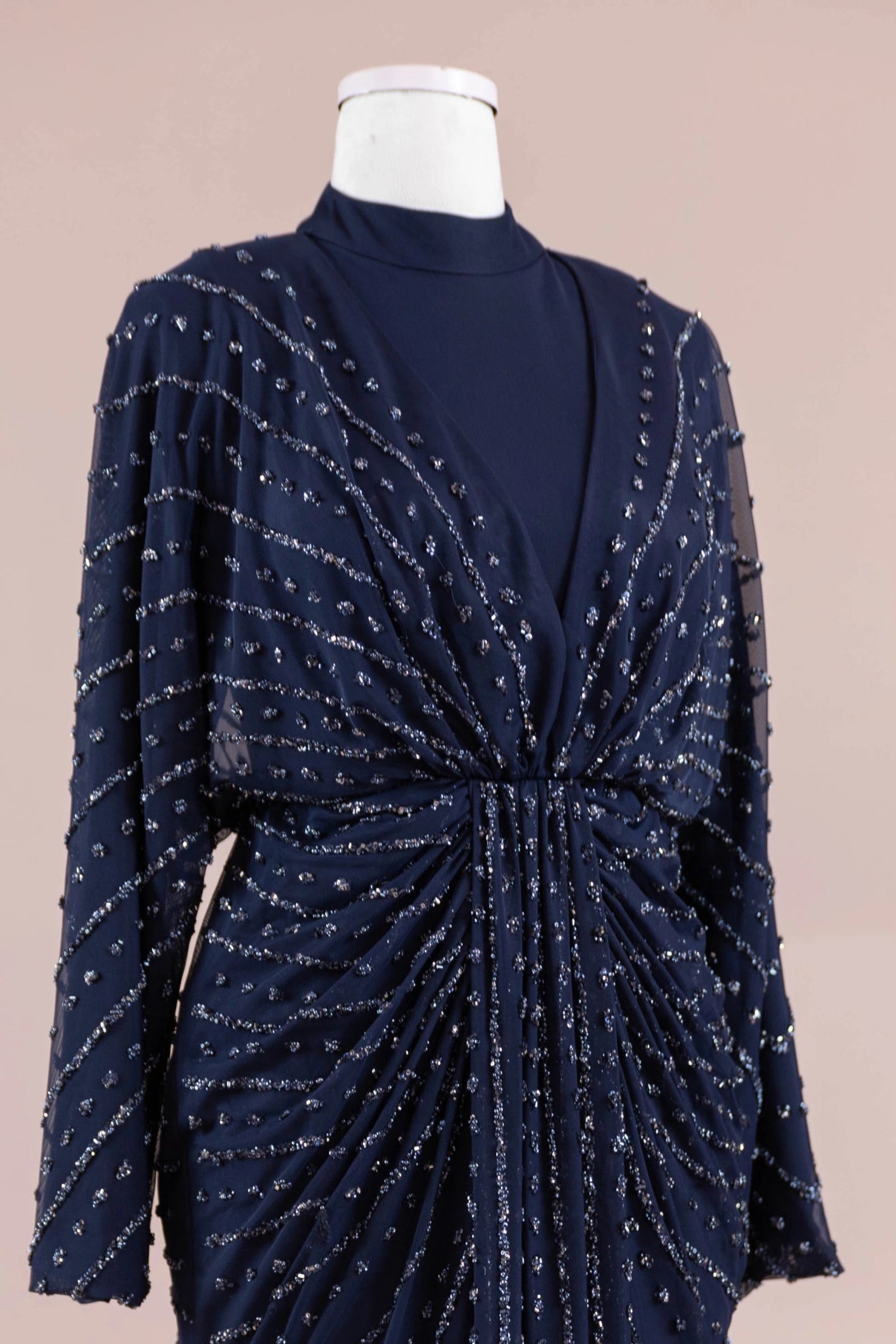 Serel Tesettür Abiye - FioraofDress - tesettur - abiye - LACİVERT - 36 - hijab - evening - dress