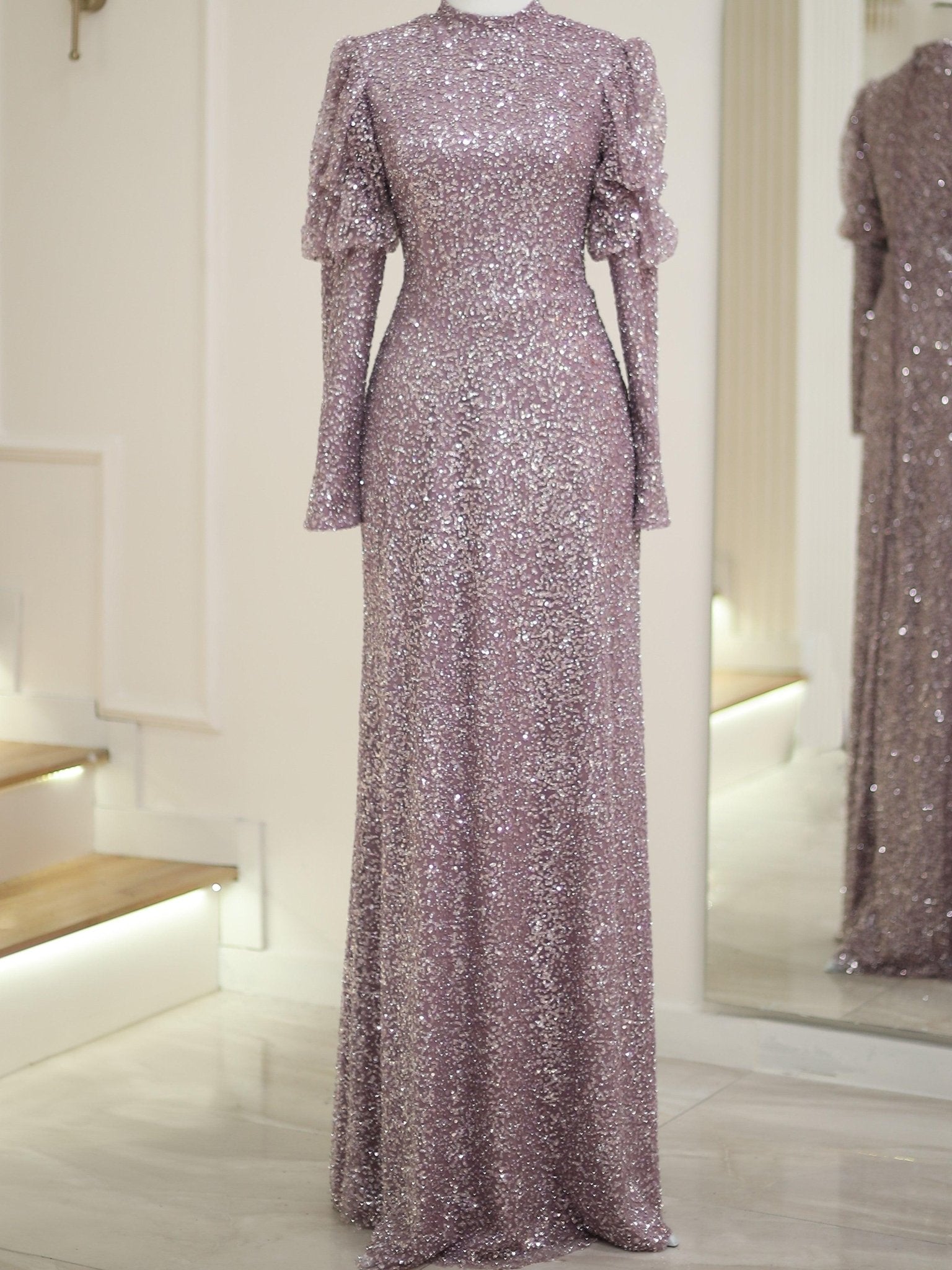 Serra Tesettür Abiye - FioraofDress - tesettur - abiye - 48 - LİLAA - hijab - evening - dress