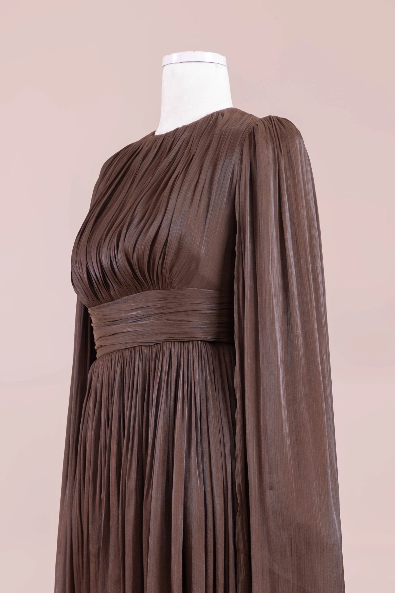 Seya Tesettür Abiye Ve Şalı - FioraofDress - tesettur - abiye - Mocha - 38 - hijab - evening - dress