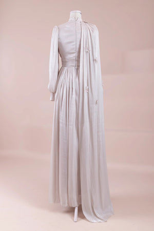 Sivra Tesettür Abiye - FioraofDress - tesettur - abiye - BEJ - 38 - hijab - evening - dress