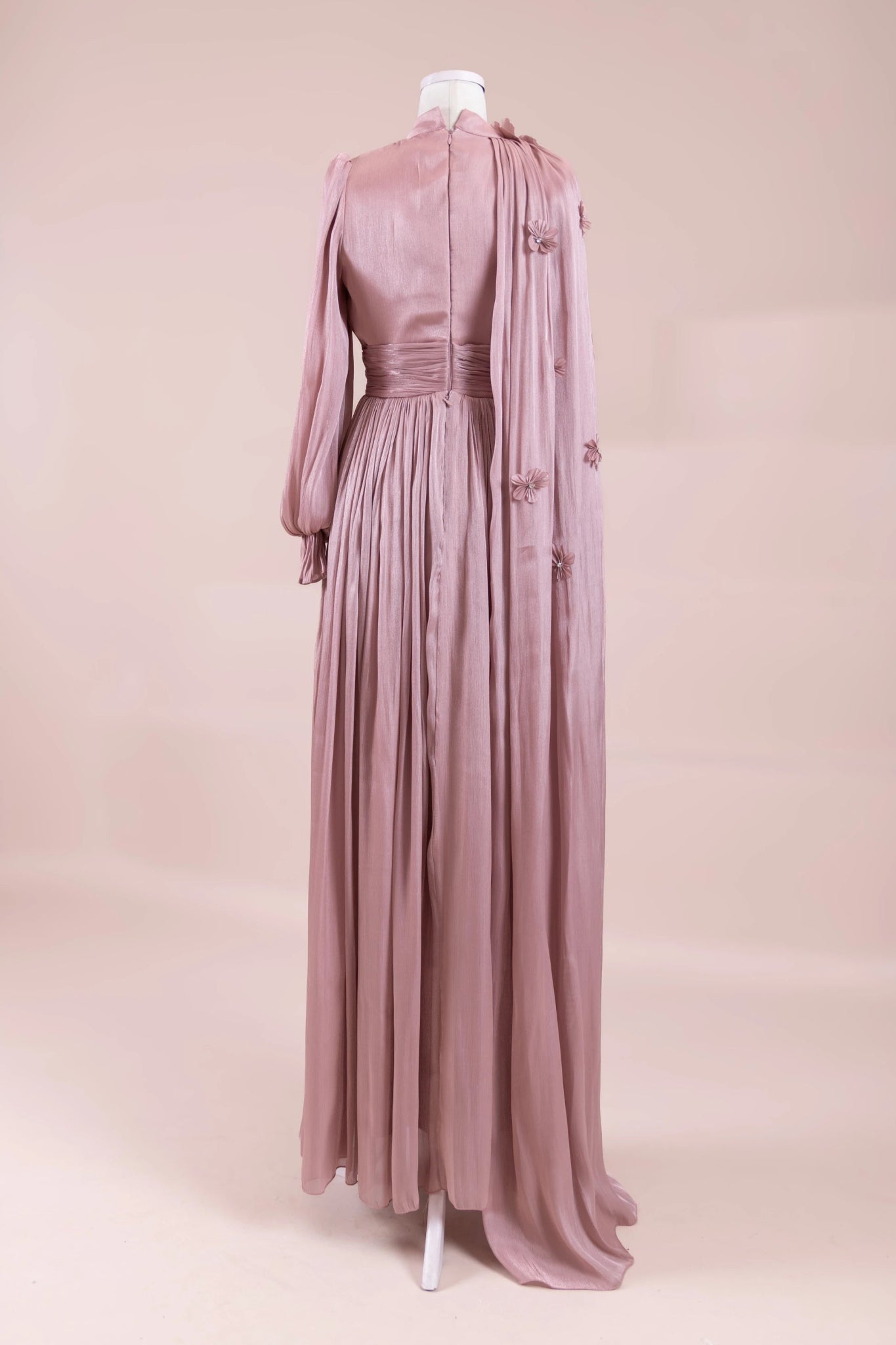 Sivra Tesettür Abiye - FioraofDress - tesettur - abiye - rose - 38 - hijab - evening - dress