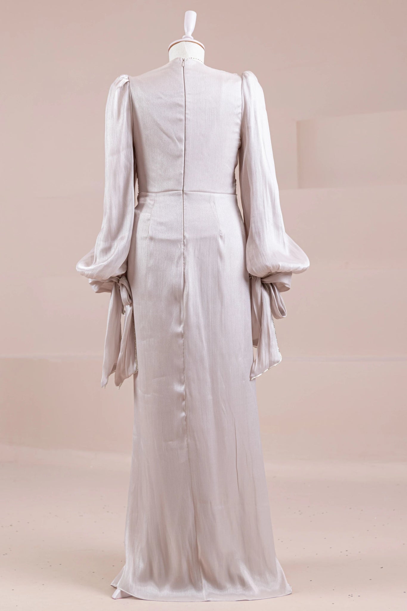 Su Yolu Tesettür Abiye - FioraofDress - tesettur - abiye - BEJ - 38 - hijab - evening - dress