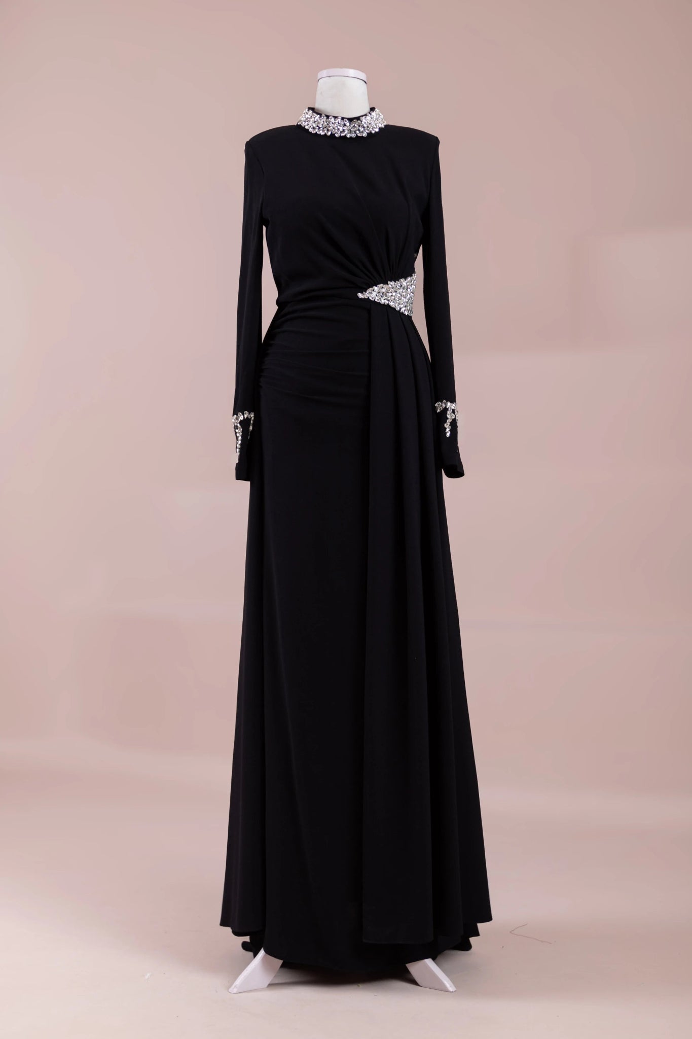 Tasha Tesettür Abiyesar - FioraofDress - tesettur - abiye - Siyahh - 38 - hijab - evening - dress