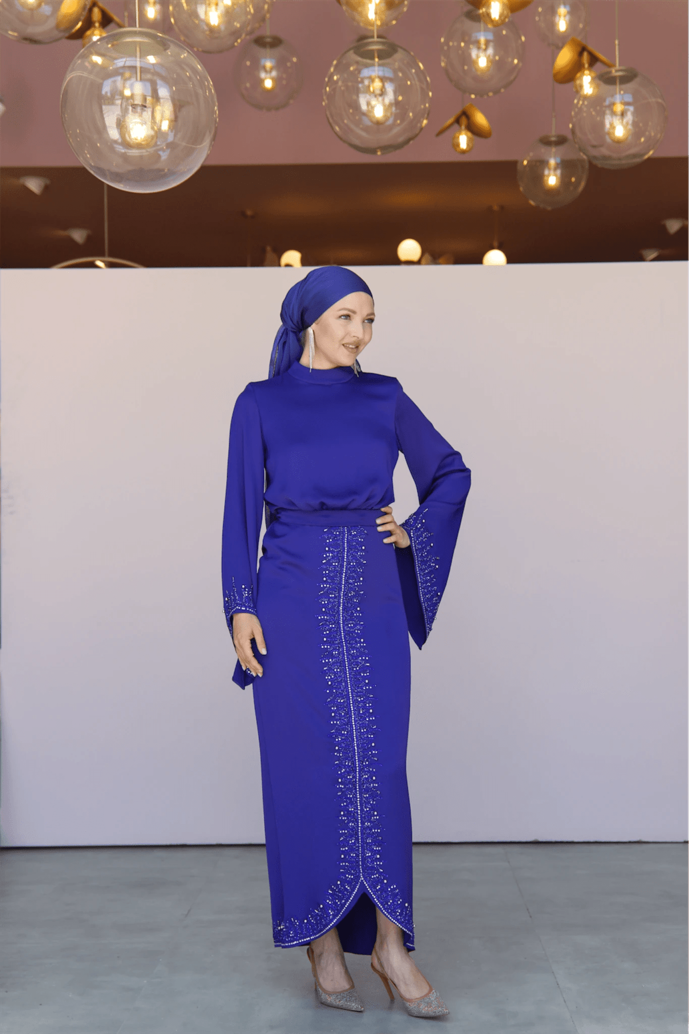 Thai Tesettür Abiye - FioraofDress - tesettur - abiye - 44 - Mavii - hijab - evening - dress