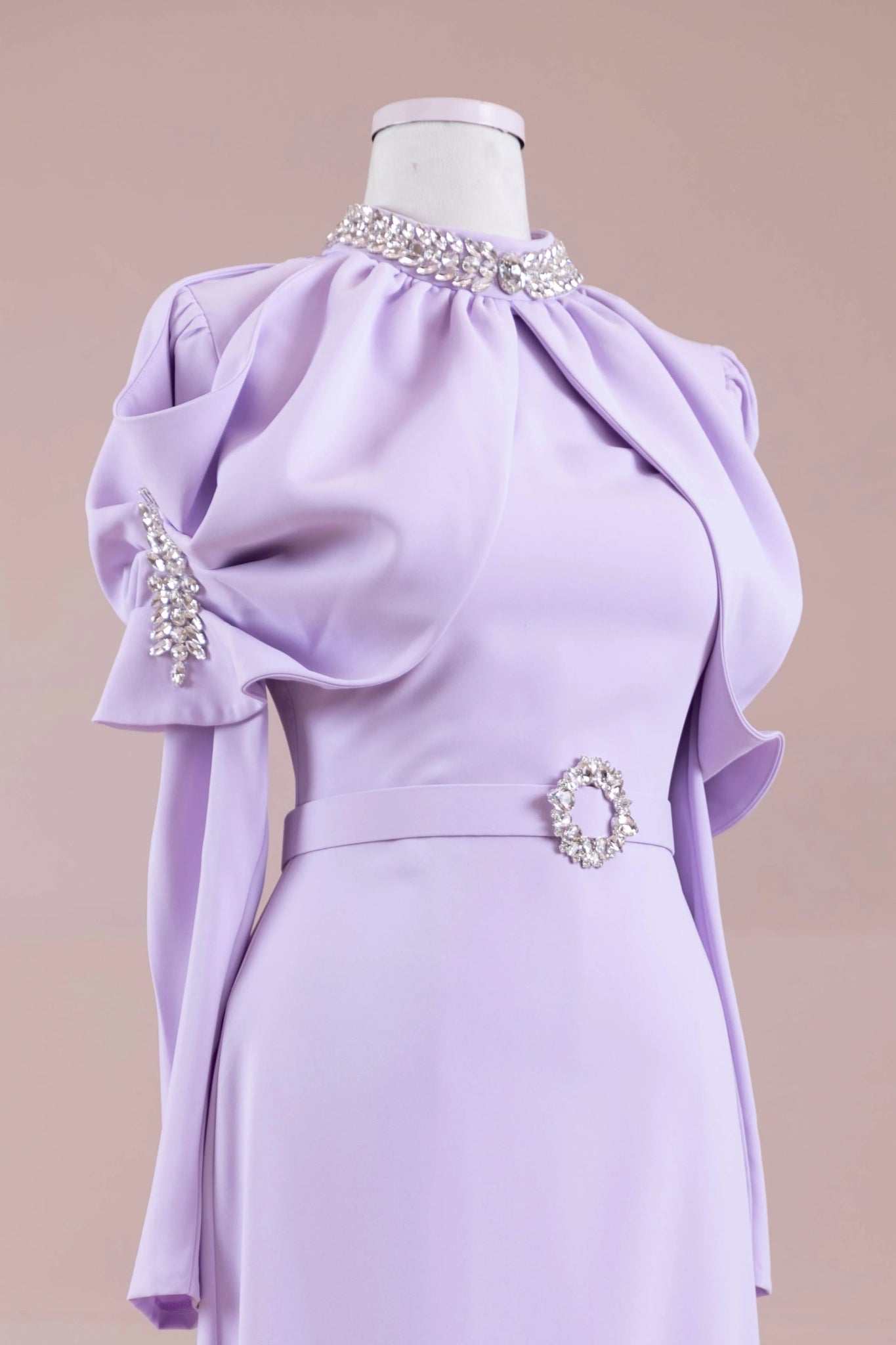 Tilu Tesettür Abiye - FioraofDress - tesettur - abiye - lila - 38 - hijab - evening - dress