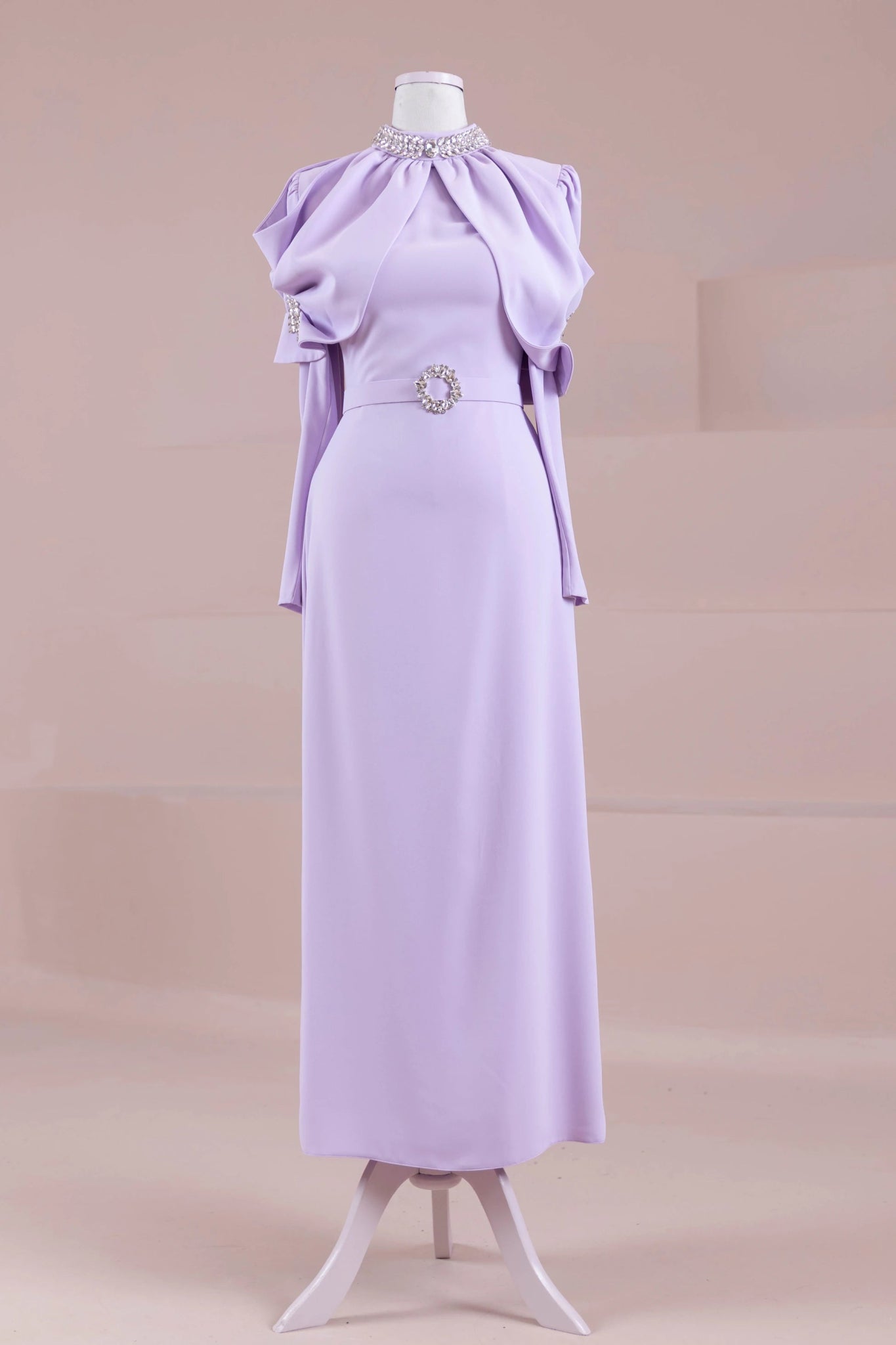 Tilu Tesettür Abiye - FioraofDress - tesettur - abiye - lila - 38 - hijab - evening - dress