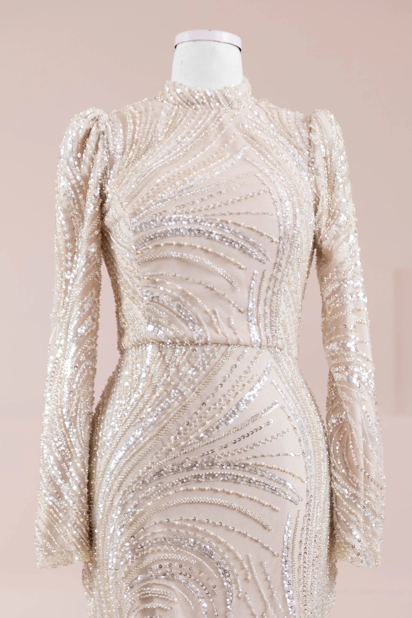 Tira Tesettür Abiye - FioraofDress - tesettur - abiye - BEJ - 38 - hijab - evening - dress