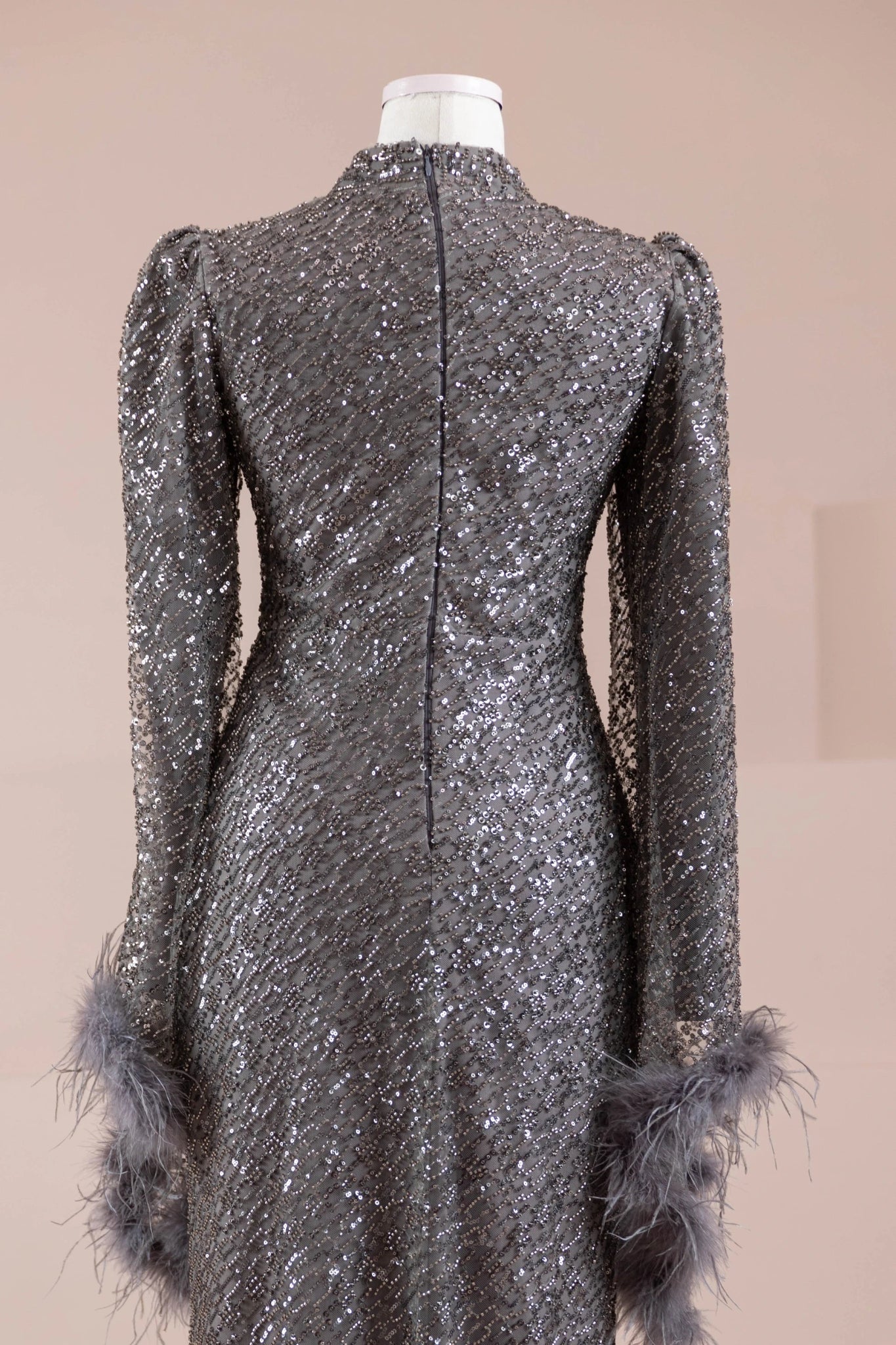 Tula Tesettür Abiye - FioraofDress - tesettur - abiye - gri - 38 - hijab - evening - dress