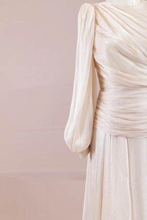 Vela Tesettür Abiye - FioraofDress - tesettur - abiye - Taş Renk - 38 - hijab - evening - dress