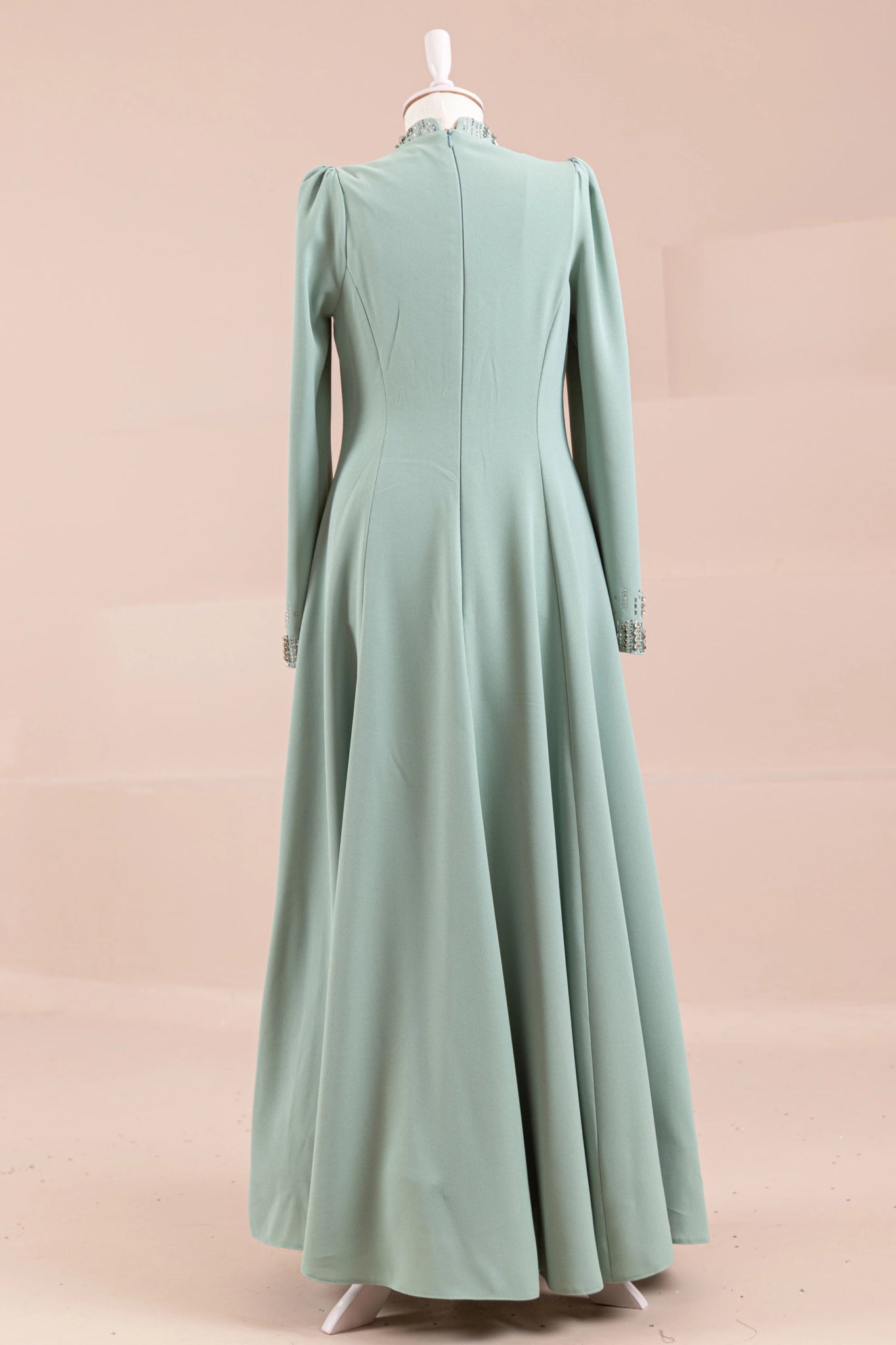Velna Tesettür Abiye - FioraofDress - tesettur - abiye - mint - 38 - hijab - evening - dress