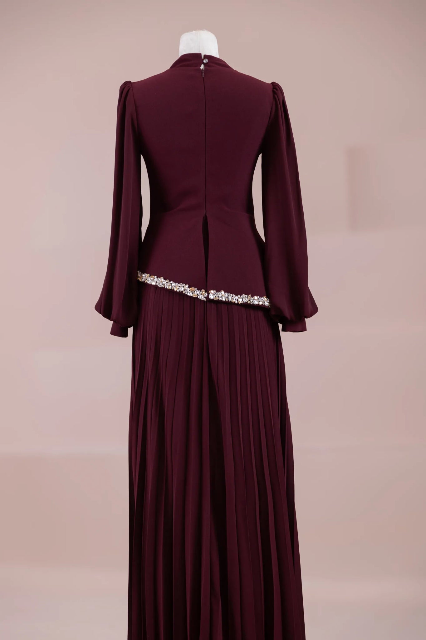 Zela Tesettür Abiye - FioraofDress - tesettur - abiye - BORDO - 38 - hijab - evening - dress