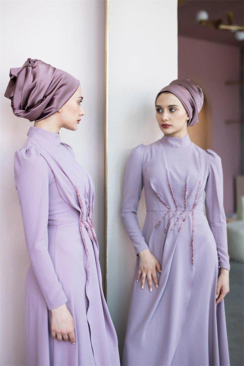 Zerda Tesettür Abiye - FioraofDress - tesettur - abiye - 44 - hijab - evening - dress