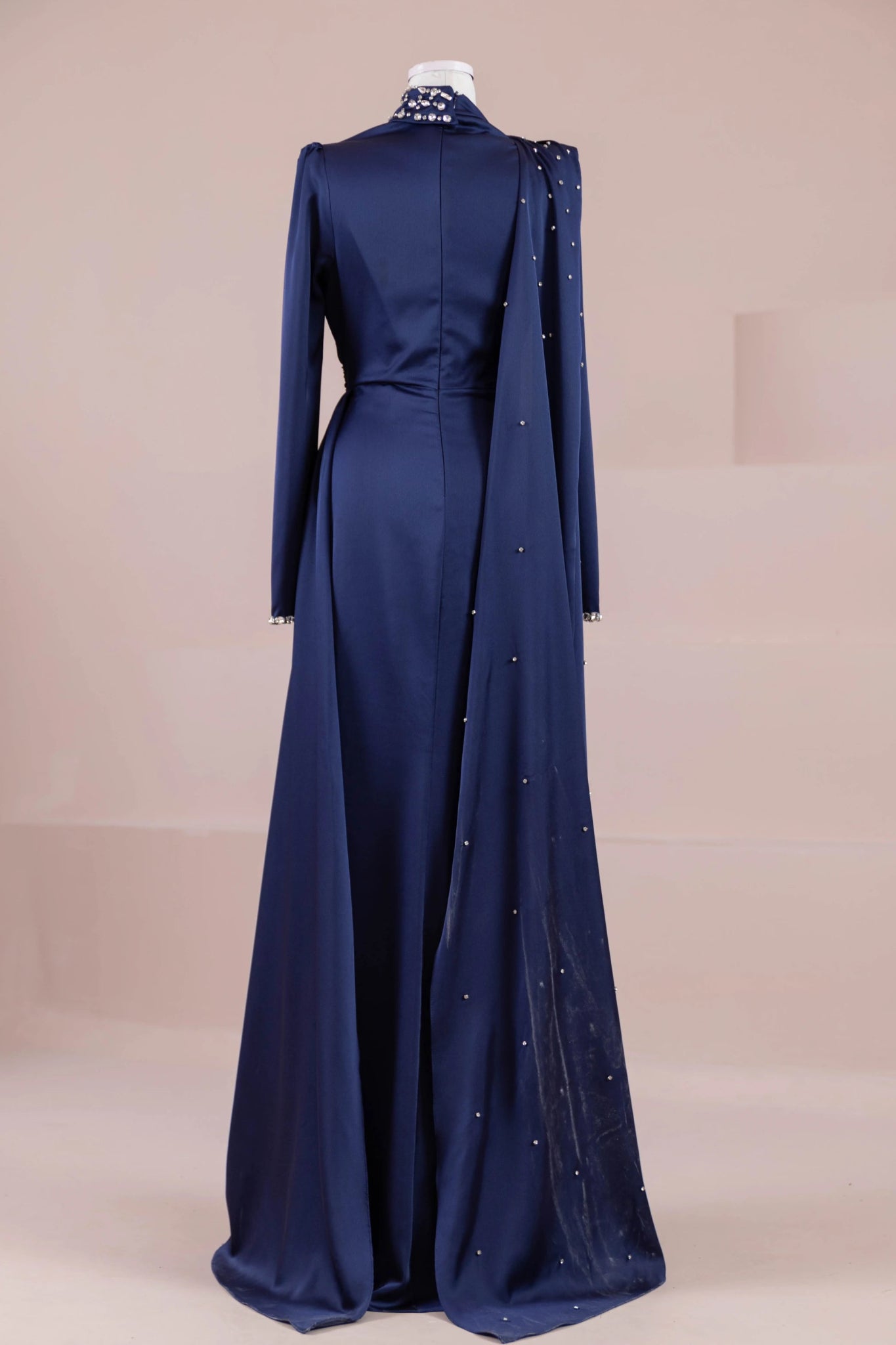 Ziri Tesettür Abiye - FioraofDress - tesettur - abiye - lacivert - 36 - hijab - evening - dress